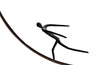 Phillips Collection Home Phillips Collection Olympic Figure in Iron Ring, Black, Rust, Style E