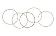 Phillips Collection Home Phillips Collection Olympic Wall Hanging, Reclaimed Oil Drums Rims, 5 Rings