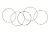 Phillips Collection Home Phillips Collection Olympic Wall Hanging, Reclaimed Oil Drums Rims, 5 Rings