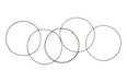 Phillips Collection Home Phillips Collection Olympic Wall Hanging, Reclaimed Oil Drums Rims, 5 Rings
