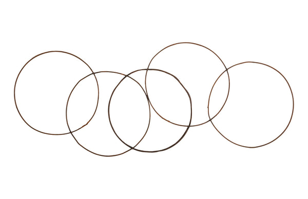 Phillips Collection Home Phillips Collection Olympic Wall Hanging, Reclaimed Oil Drums Rims, 5 Rings