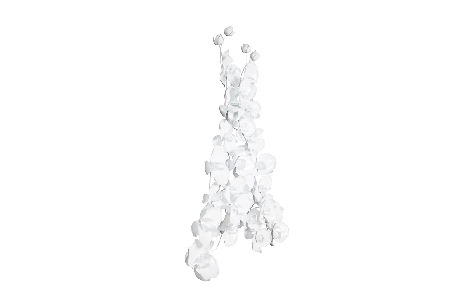 Phillips Collection Home Oversized LTL - Rate to be Quoted Phillips Collection Orchid Dress Wall Art, Metal, White