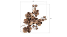 Phillips Collection Home Phillips Collection Orchid Sprig Wall Art, Medium, Metal, Copper/Black