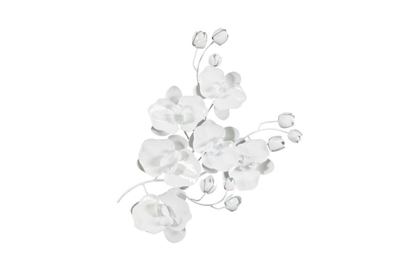 Phillips Collection Home Phillips Collection Orchid Sprig Wall Art, Medium, Metal, White