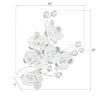 Phillips Collection Home Phillips Collection Orchid Sprig Wall Art, Medium, Metal, White