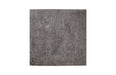 Phillips Collection Home Oversized LTL - Rate to be Quoted Phillips Collection Origins Dining Table, Gray Stone, Square, Brushed Stainless Steel Base