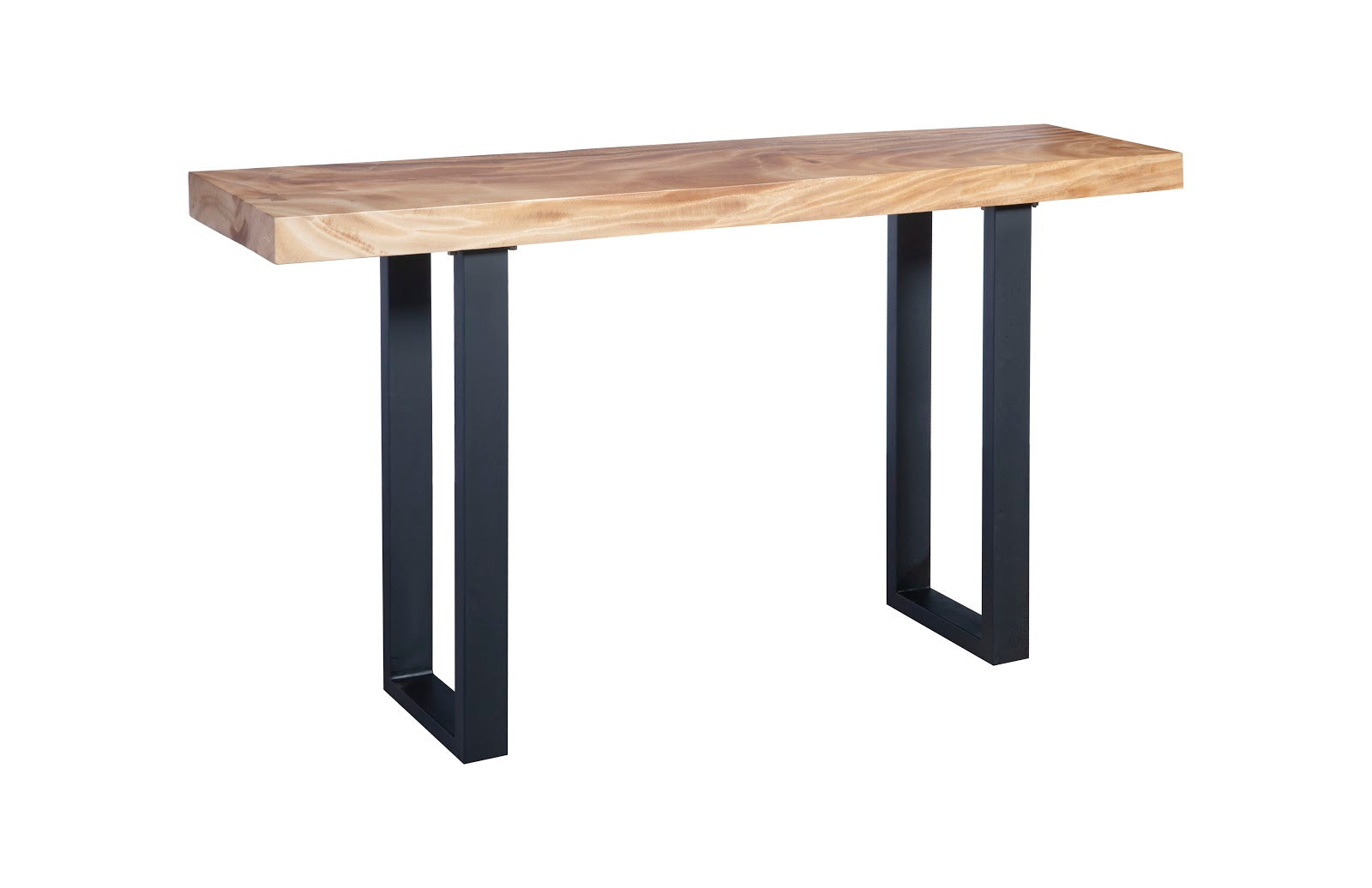 Phillips Collection Home Oversized LTL - Rate to be Quoted Phillips Collection Origins Straight Edge Console Table, Metal U Legs, Matte, Black