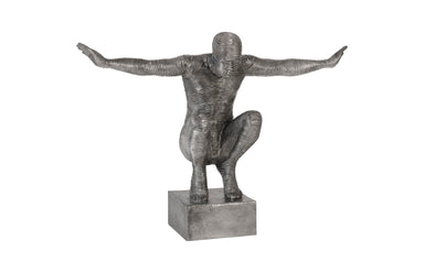 Phillips Collection Home Oversized LTL - Rate to be Quoted Phillips Collection Outstretched Arms Sculpture, Aluminum, Large