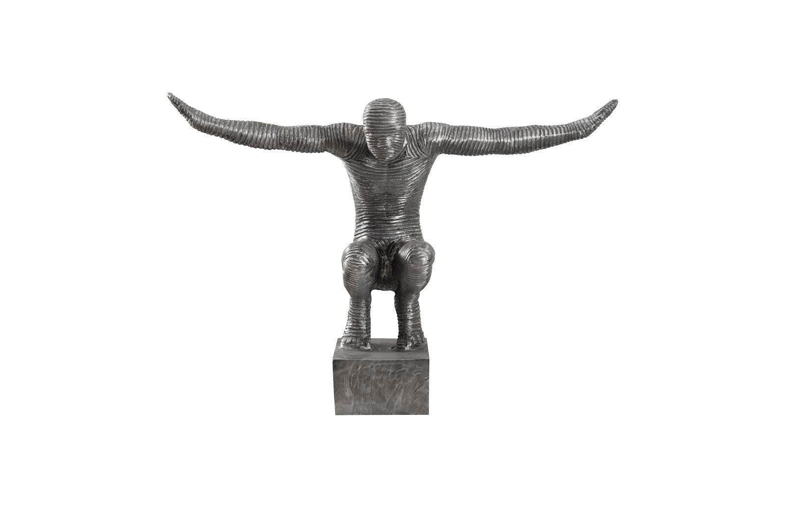 Phillips Collection Home Phillips Collection Outstretched Arms Sculpture, Aluminum, Small