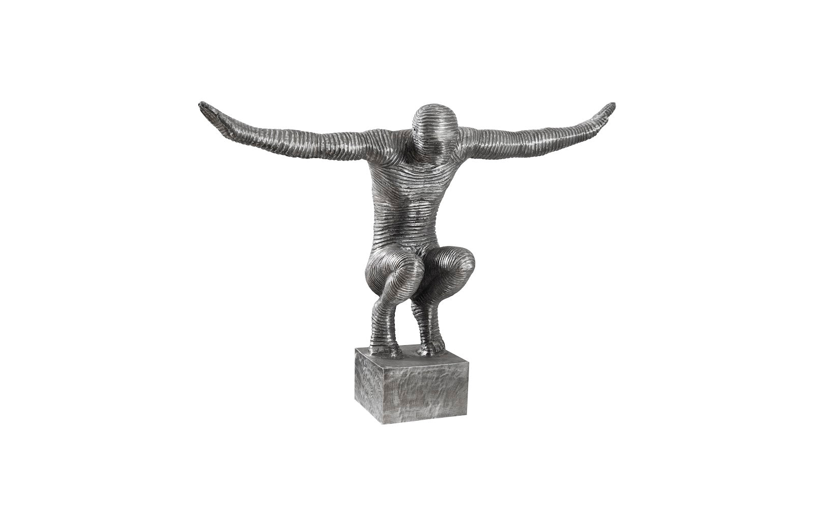 Phillips Collection Home Phillips Collection Outstretched Arms Sculpture, Aluminum, Small