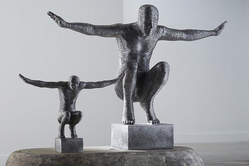 Phillips Collection Home Phillips Collection Outstretched Arms Sculpture, Aluminum, Small