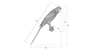 Phillips Collection Home Phillips Collection Parrot Looking Right Wall Art, Resin, Silver Leaf
