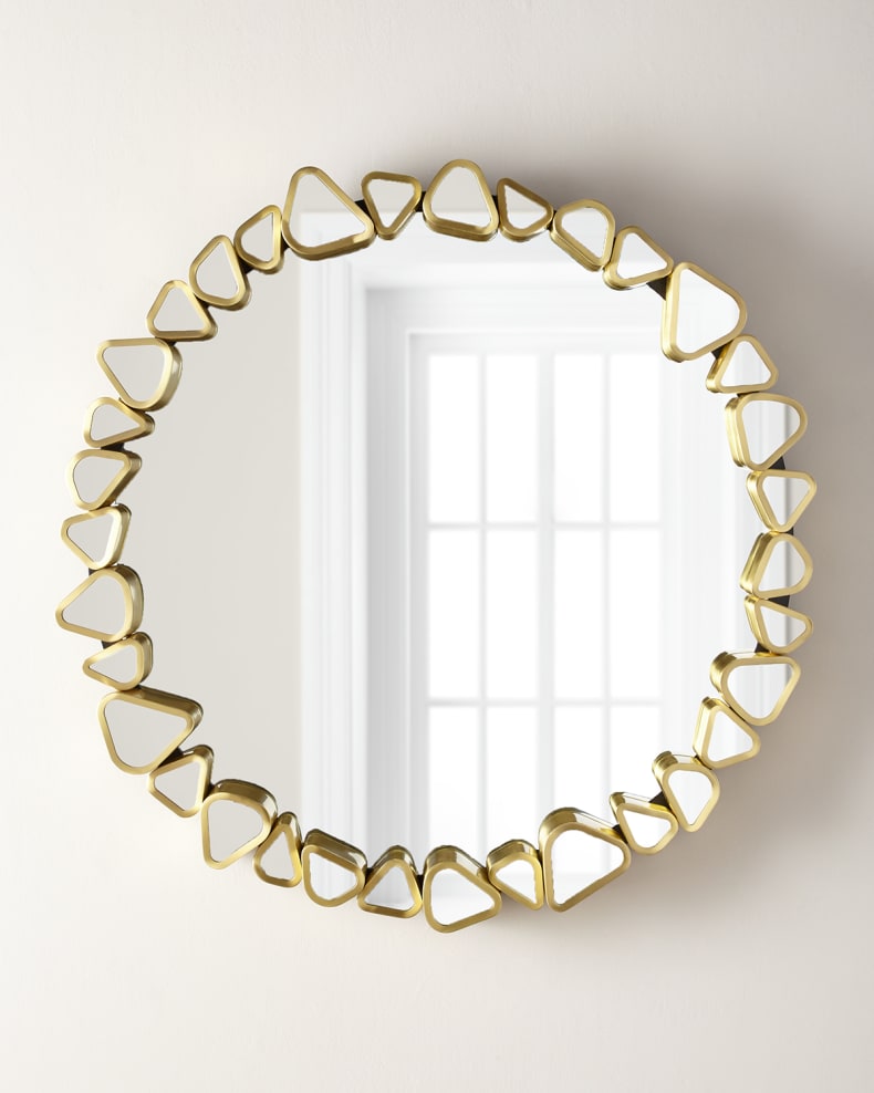 Phillips Collection Home Oversized LTL - Rate to be Quoted Phillips Collection Pebble Mirror, Round