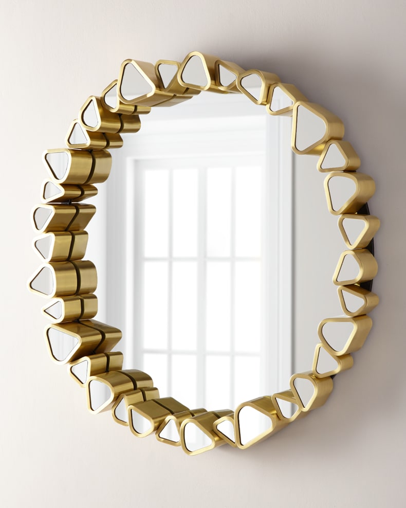 Phillips Collection Home Oversized LTL - Rate to be Quoted Phillips Collection Pebble Mirror, Round
