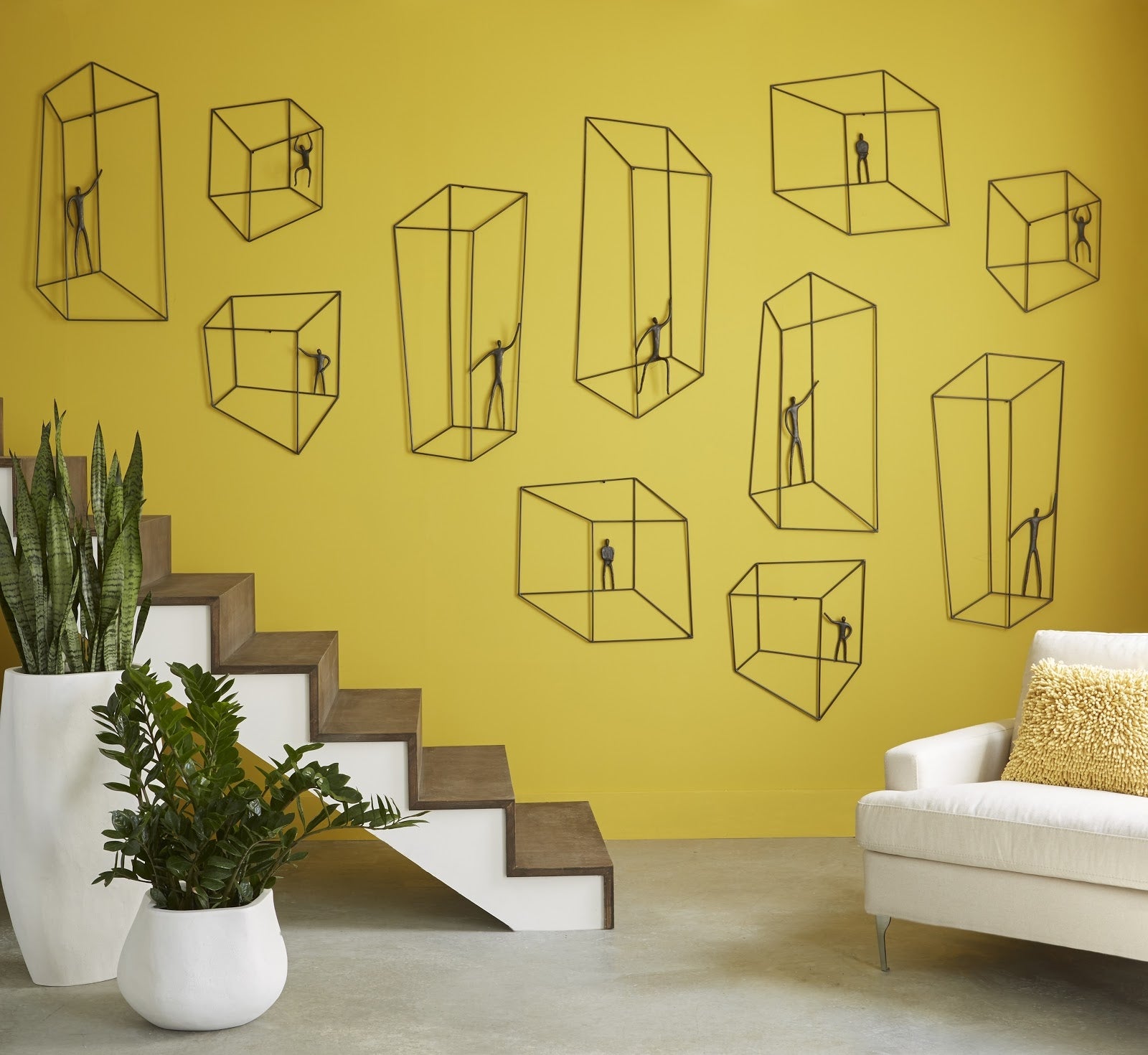 Phillips Collection Home Phillips Collection Perspective Wall Art, Square, Standing Arms Down