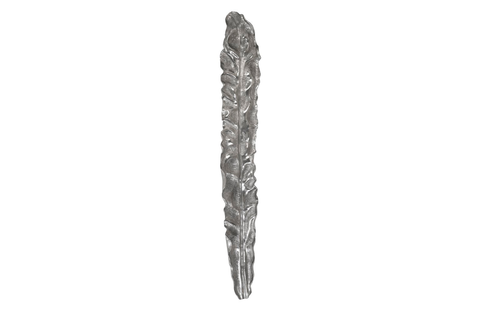 Phillips Collection Home Oversized LTL - Rate to be Quoted Phillips Collection Petiole Wall Leaf, Liquid Silver, Colossal, Version A