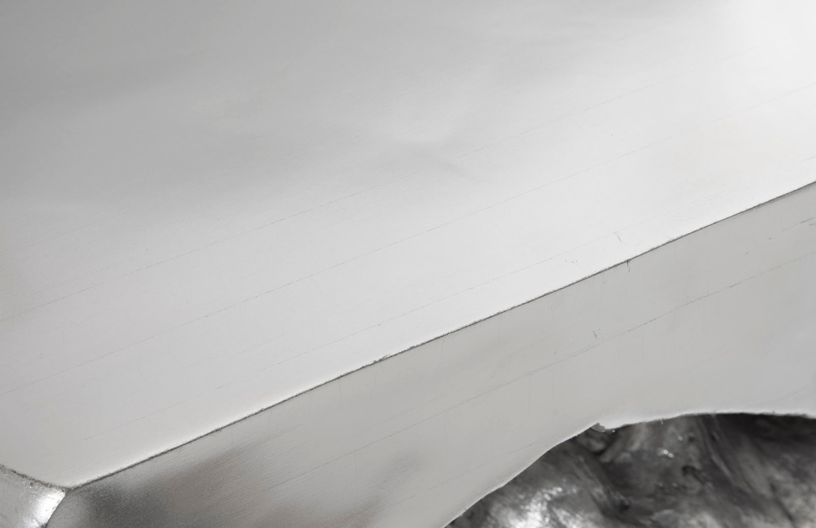 Phillips Collection Home Phillips Collection Plateada Hollow Console, Silver Leaf