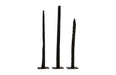 Phillips Collection Home Oversized LTL - Rate to be Quoted Phillips Collection Post Set of 3, Metal Base, Burnt