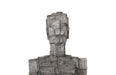 Phillips Collection Home Oversized LTL - Rate to be Quoted Phillips Collection Puzzle Woman Sculpture, Black/Silver, Aluminum