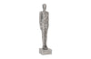 Phillips Collection Home Oversized LTL - Rate to be Quoted Phillips Collection Puzzle Woman Sculpture, Black/Silver, Aluminum