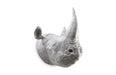 Phillips Collection Home Oversized LTL - Rate to be Quoted Phillips Collection Rhino Wall Art, Resin, Silver Leaf