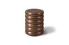 Phillips Collection Home Phillips Collection Ribbed Stool, Polished Bronze