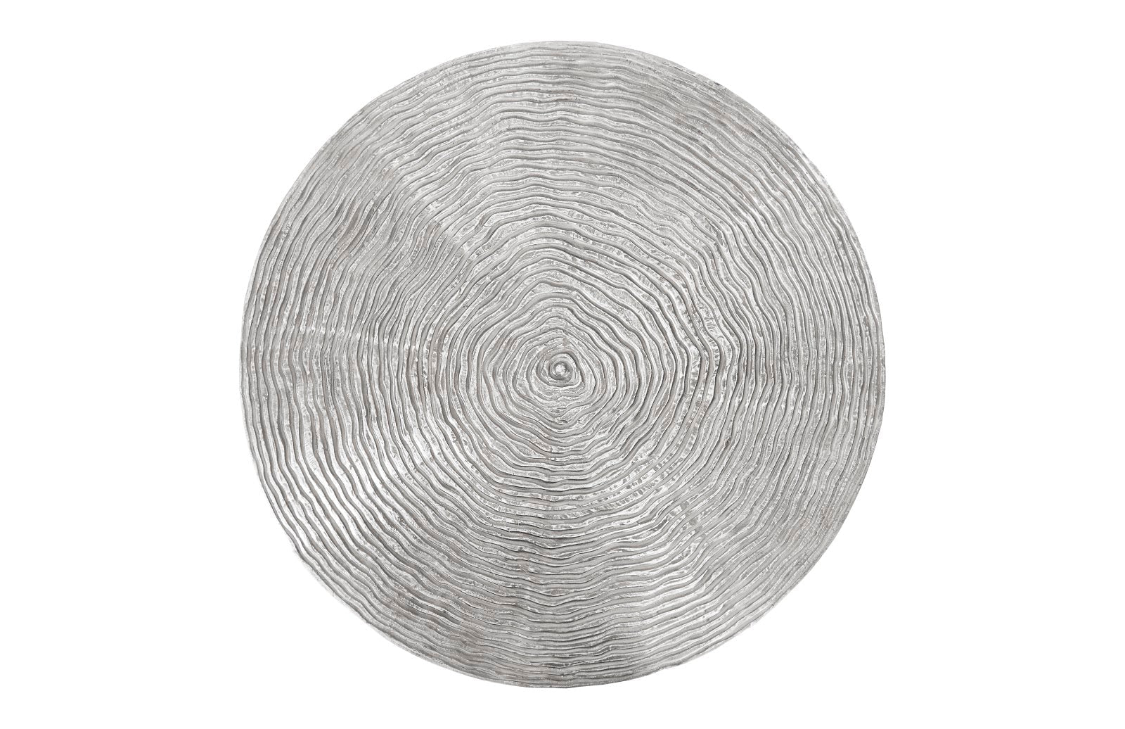 Phillips Collection Home Oversized LTL - Rate to be Quoted Phillips Collection Ripple Coffee Table, Black/Silver, Aluminum