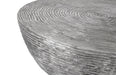 Phillips Collection Home Oversized LTL - Rate to be Quoted Phillips Collection Ripple Coffee Table, Black/Silver, Aluminum