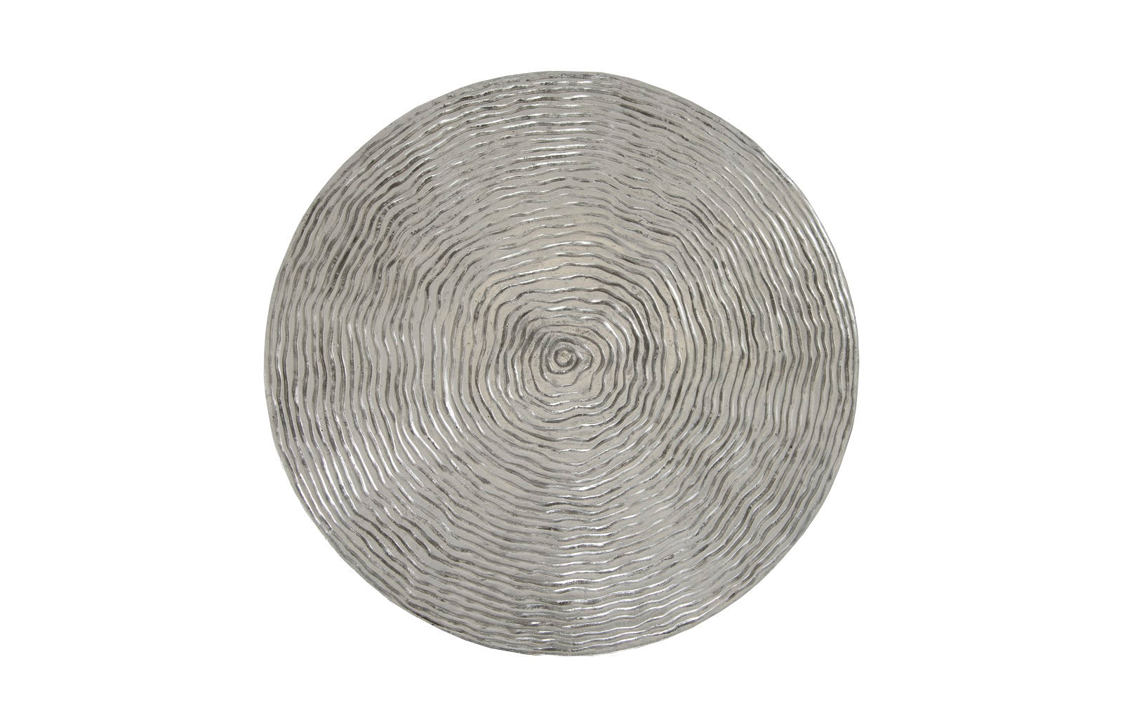Phillips Collection Home Oversized LTL - Rate to be Quoted Phillips Collection Ripple Coffee Table, Resin, Silver Leaf with Antiquing