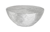 Phillips Collection Home Oversized LTL - Rate to be Quoted Phillips Collection Ripple Coffee Table, Resin, Silver Leaf with Antiquing