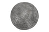 Phillips Collection Home Phillips Collection Ripple Side Table, Black/Silver, Aluminum