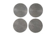 Phillips Collection Home Phillips Collection Ripple Wall Disc, Set of 4, Resin, LG, Polished Aluminum