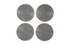 Phillips Collection Home Phillips Collection Ripple Wall Disc, Set of 4, Resin, LG, Polished Aluminum