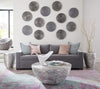 Phillips Collection Home Phillips Collection Ripple Wall Disc, Set of 4, Resin, LG, Polished Aluminum