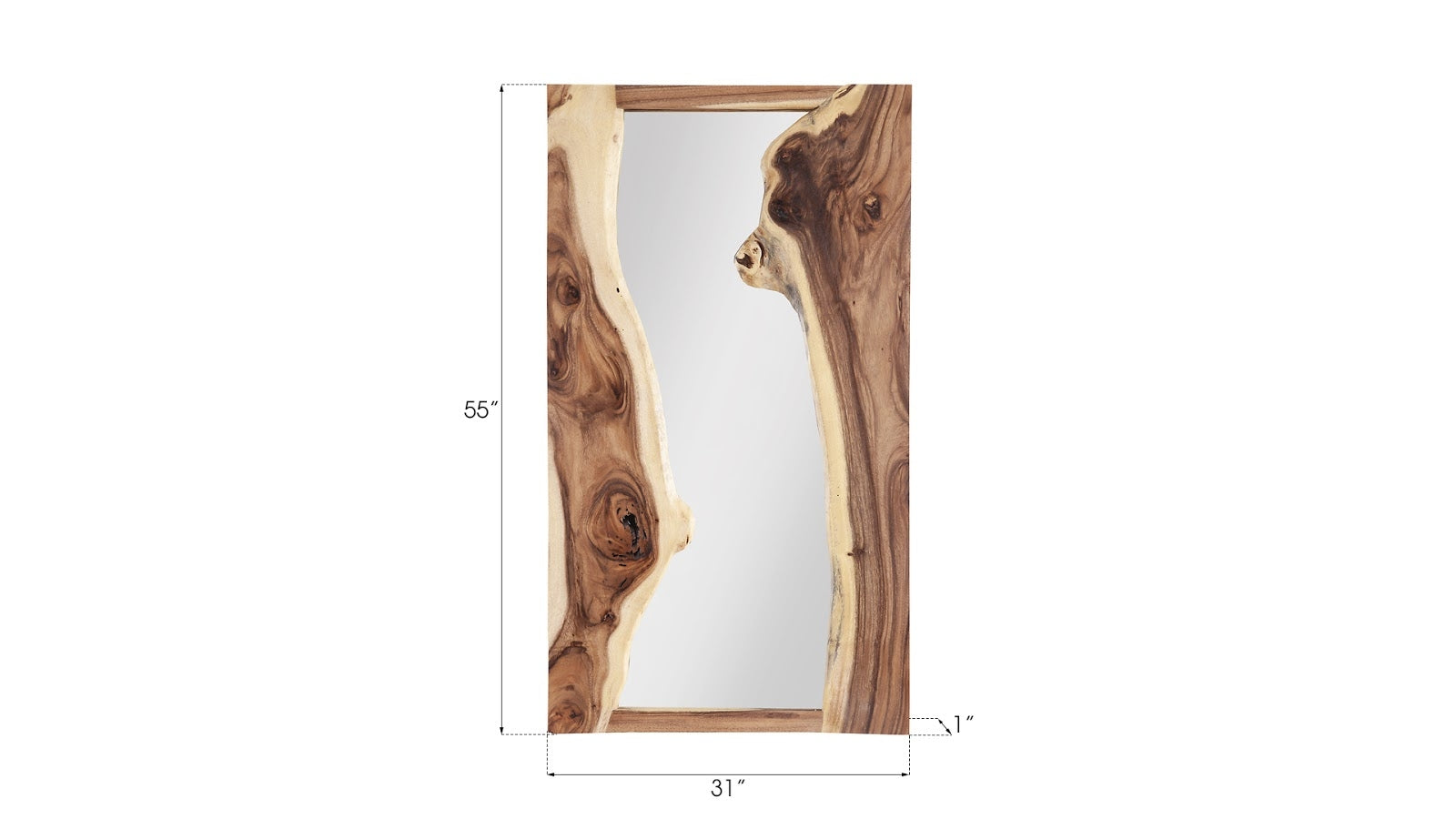 Phillips Collection Home Oversized LTL - Rate to be Quoted Phillips Collection River Mirror, Natural