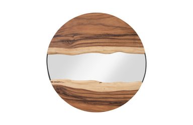 Phillips Collection Home Oversized LTL - Rate to be Quoted Phillips Collection River Mirror, Natural, Round