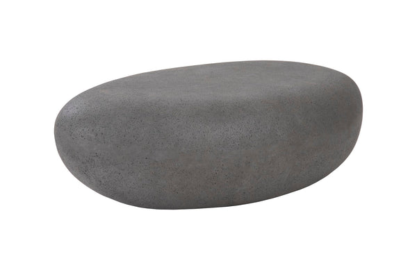 Phillips Collection Home Phillips Collection River Stone Coffee Table, Charcoal Stone, Small