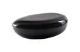 Phillips Collection Home Phillips Collection River Stone Coffee Table, Gel Coat Black, Small