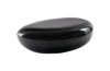 Phillips Collection Home Phillips Collection River Stone Coffee Table, Gel Coat Black, Small