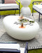 Phillips Collection Home Oversized LTL - Rate to be Quoted Phillips Collection River Stone Coffee Table, Gel Coat White, Large