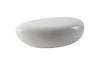 Phillips Collection Home Phillips Collection River Stone Coffee Table, Gel Coat White, Small