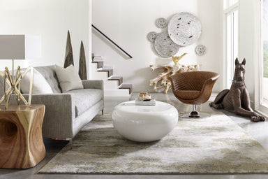 Phillips Collection Home Phillips Collection River Stone Coffee Table, Gel Coat White, Small