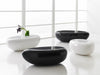 Phillips Collection Home Phillips Collection River Stone Coffee Table, Gel Coat White, Small