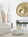 Phillips Collection Home Phillips Collection River Stone Coffee Table, Gel Coat White, Small