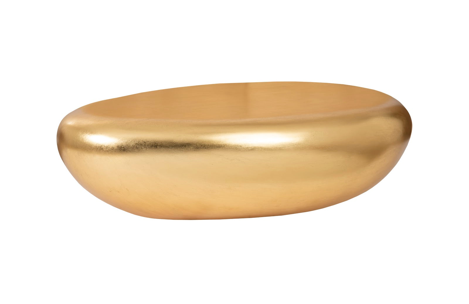 Phillips Collection Home Oversized LTL - Rate to be Quoted Phillips Collection River Stone Coffee Table, Gold Leaf, Large