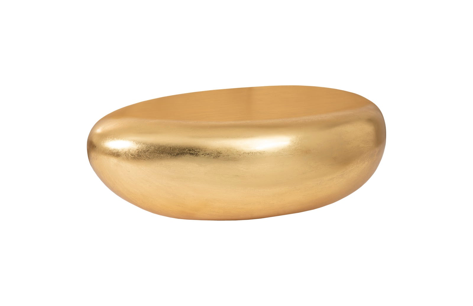 Phillips Collection Home Phillips Collection River Stone Coffee Table, Gold Leaf, Small