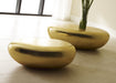 Phillips Collection Home Phillips Collection River Stone Coffee Table, Gold Leaf, Small