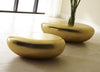 Phillips Collection Home Phillips Collection River Stone Coffee Table, Gold Leaf, Small