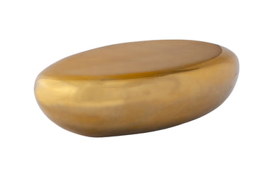 Phillips Collection Home Oversized LTL - Rate to be Quoted Phillips Collection River Stone Coffee Table, Liquid Gold, Large