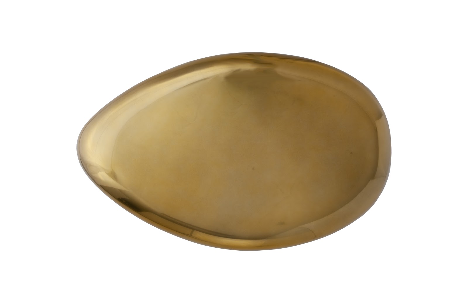 Phillips Collection Home Phillips Collection River Stone Coffee Table, Liquid Gold, Small